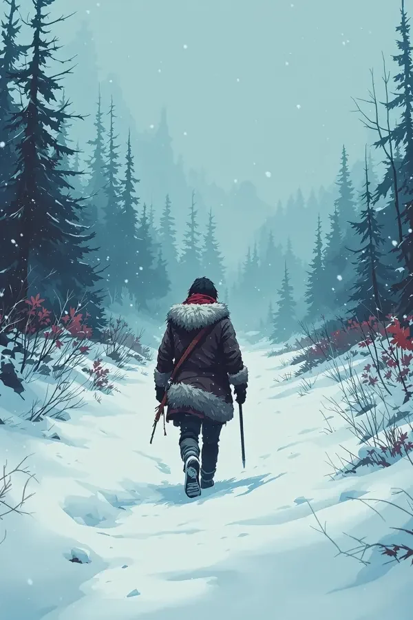 雪原的旅人 动漫海报
